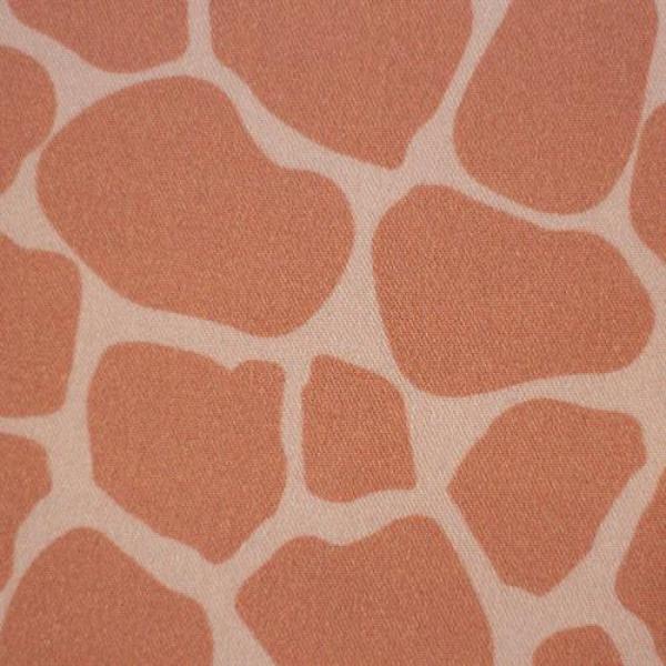 Viskose Animalprint Erdtöne Giraffe  by Swafing